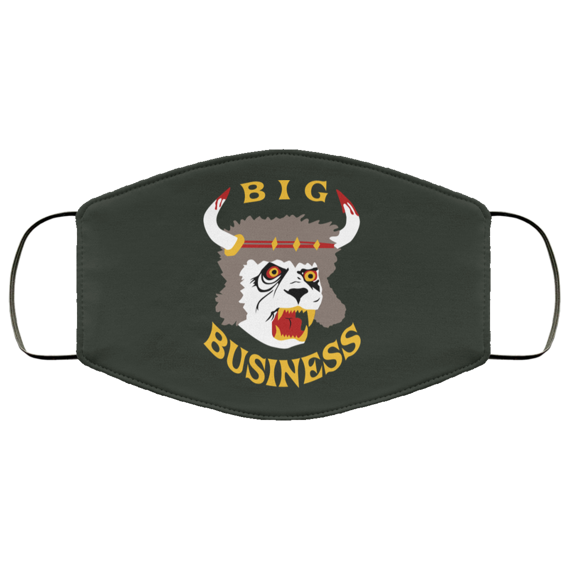 Big Business Official Merch Horns Face Mask