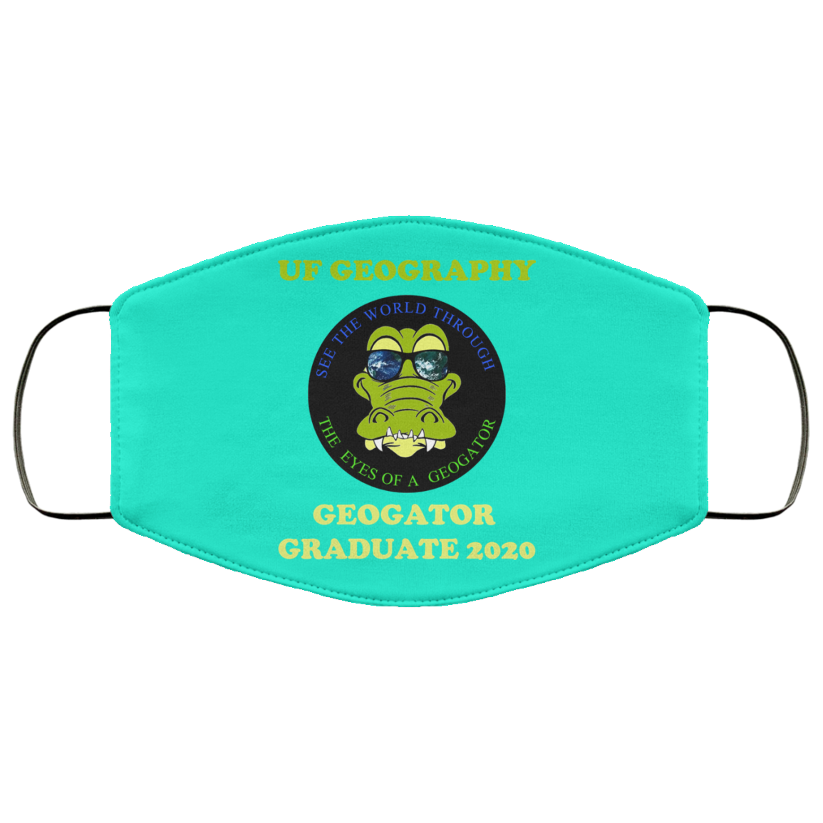 The UF Geography Seniors Geogator Graduate 2020 Face Mask