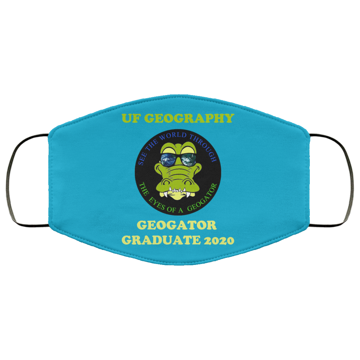 The UF Geography Seniors Geogator Graduate 2020 Face Mask