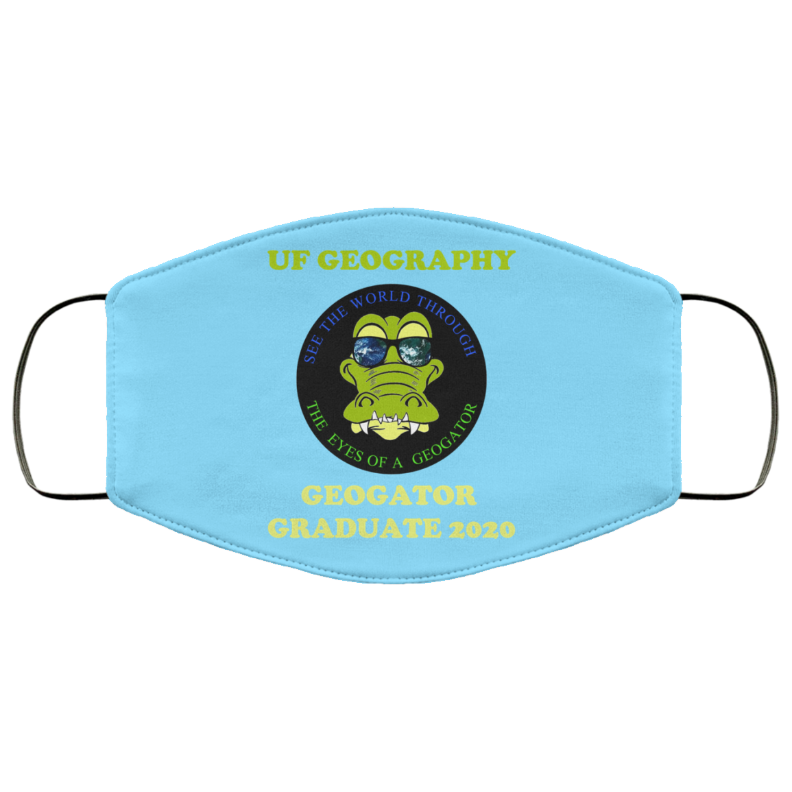 The UF Geography Seniors Geogator Graduate 2020 Face Mask