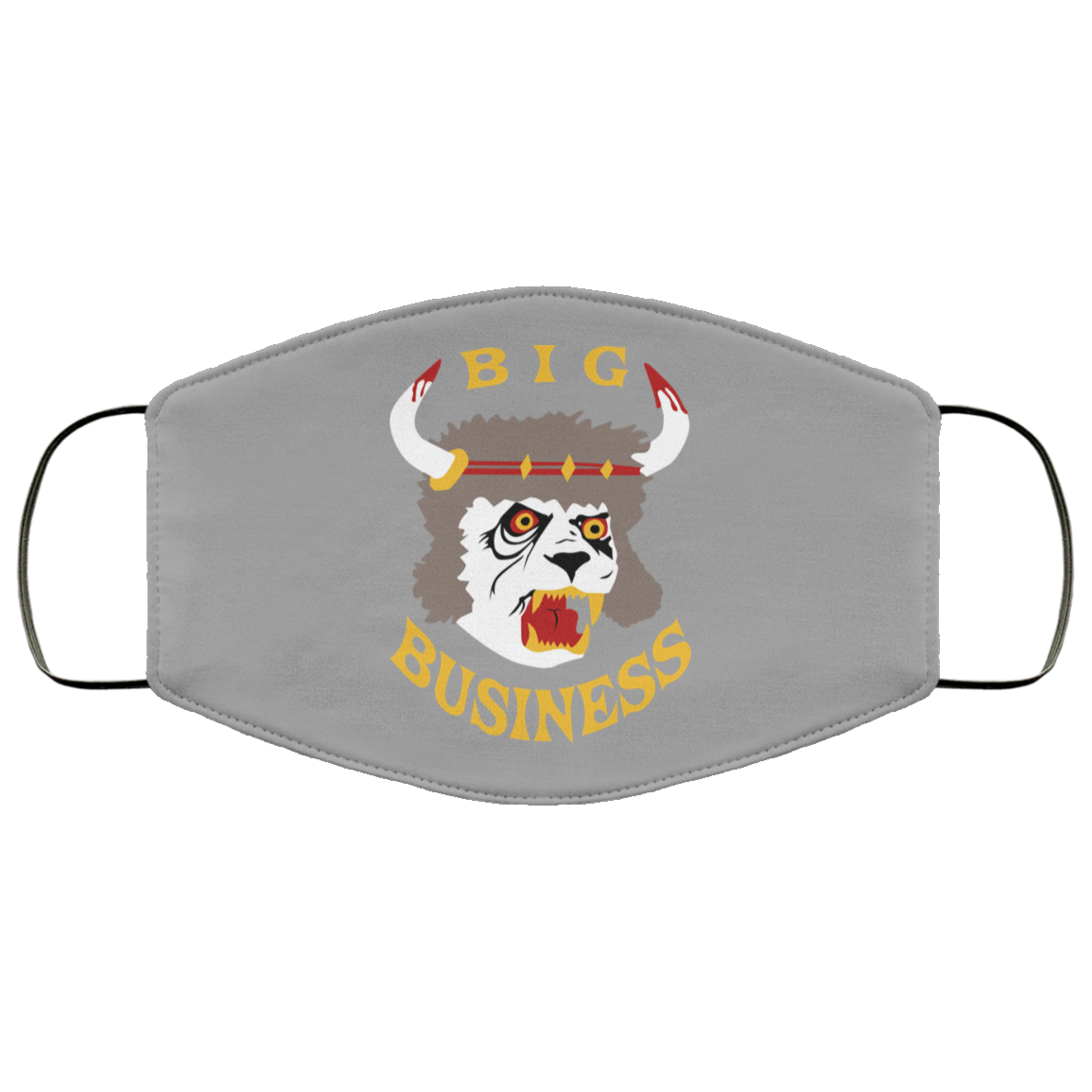 Big Business Official Merch Horns Face Mask