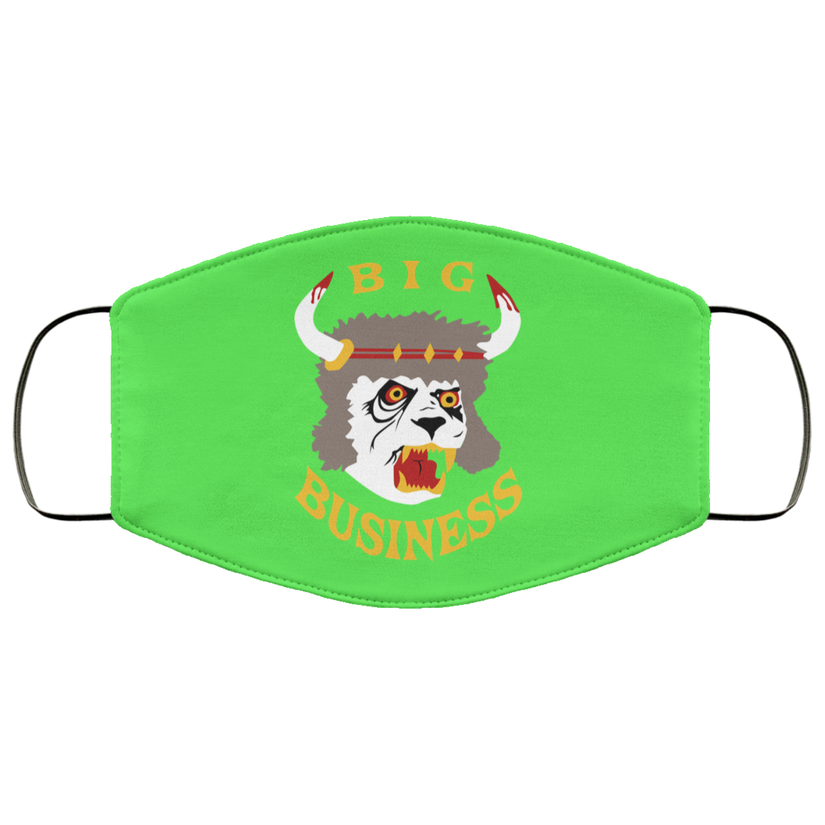 Big Business Official Merch Horns Face Mask