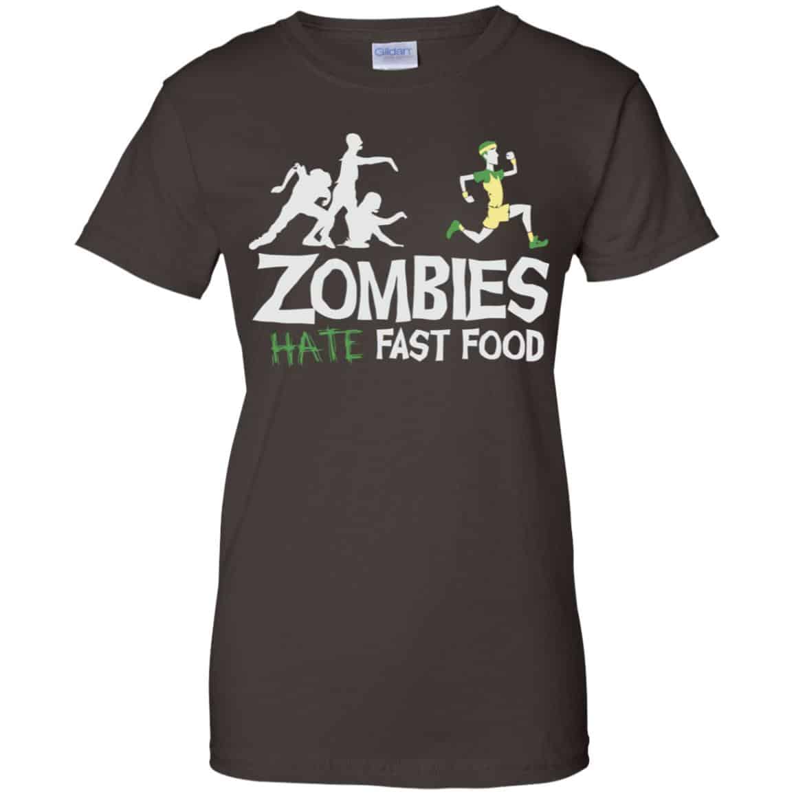 Zombies Hate Fast Food Shirt, Hoodie, Tank