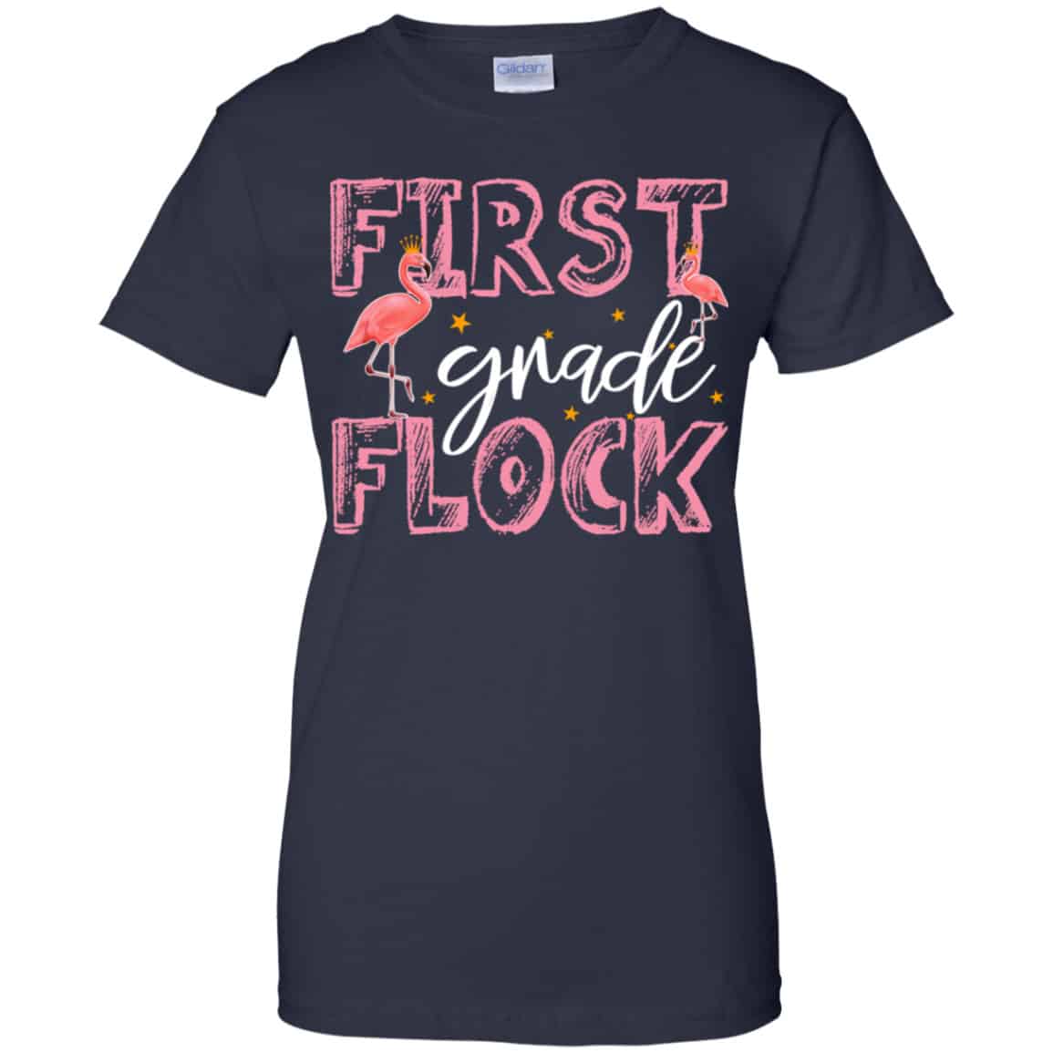 First Grade Flock Flamingo Shirt, Hoodie, Tank