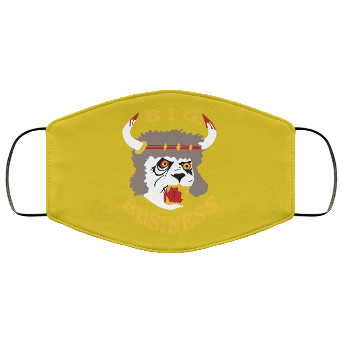 Big Business Official Merch Horns Face Mask