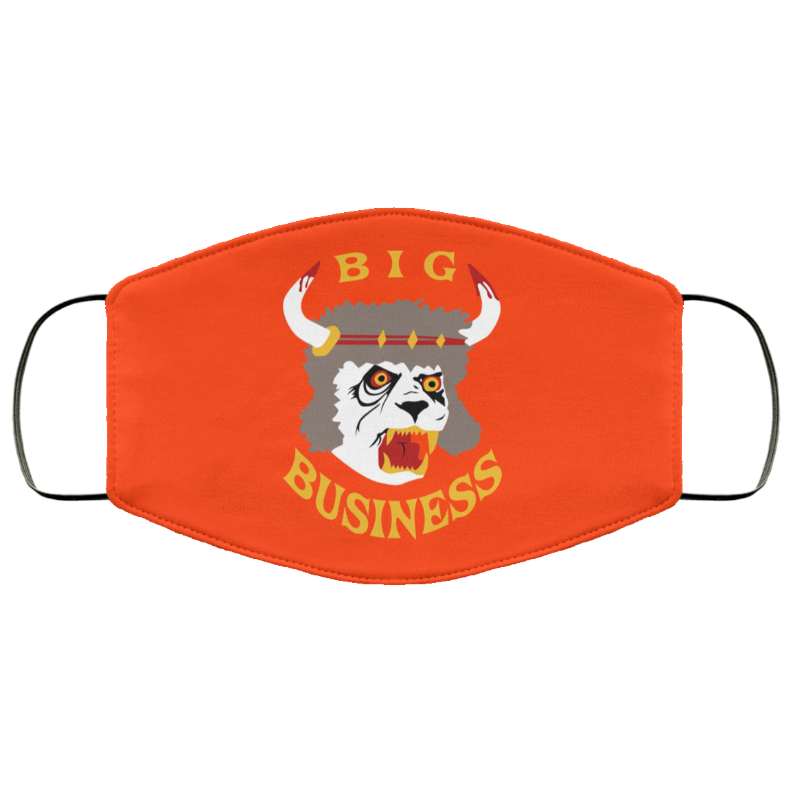 Big Business Official Merch Horns Face Mask