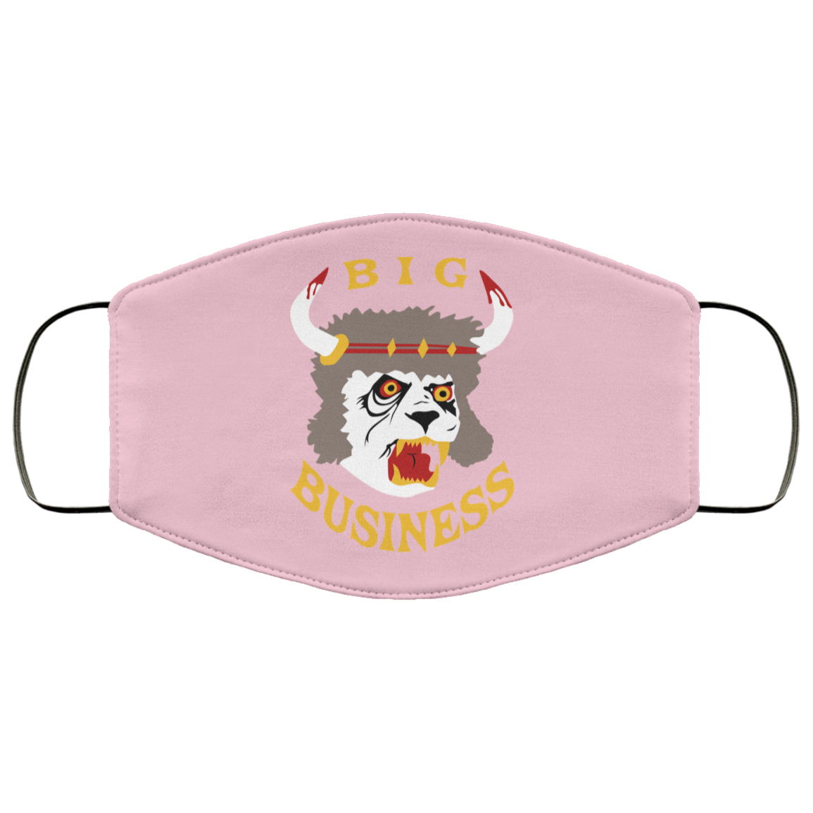 Big Business Official Merch Horns Face Mask