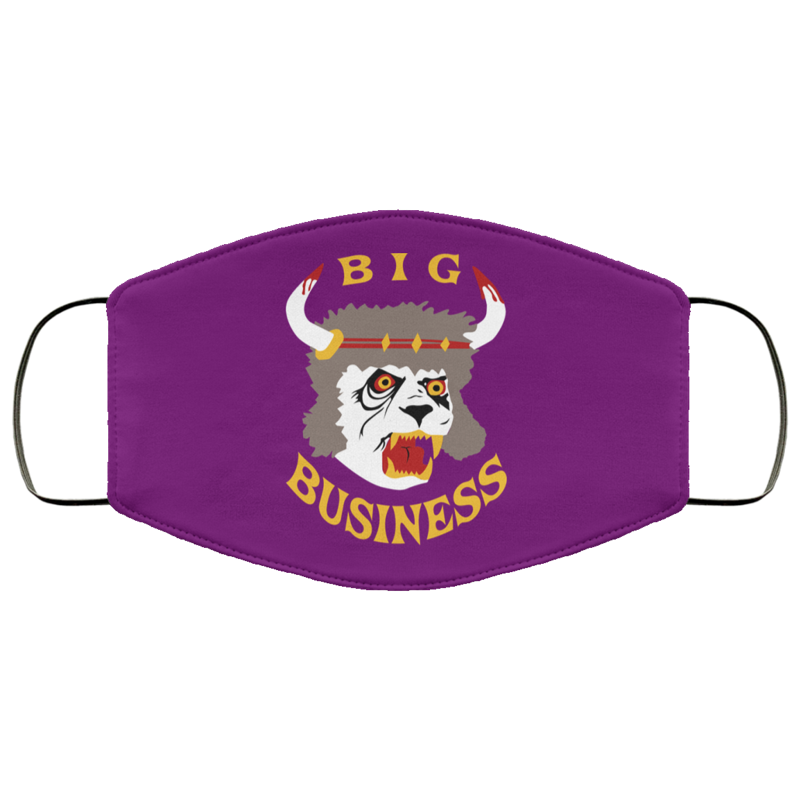 Big Business Official Merch Horns Face Mask