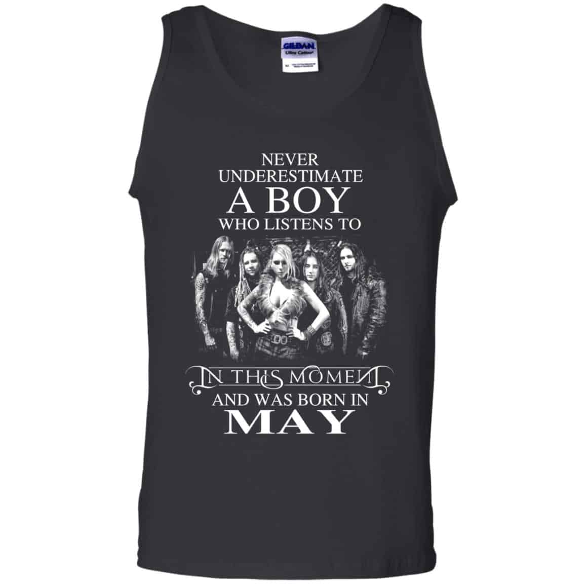 A Boy Who Listens To In This Moment And Was Born In May T-Shirts, Hoodie, Tank