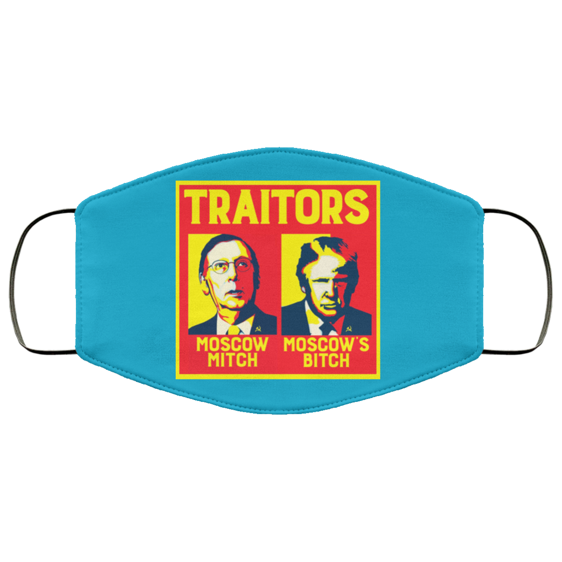 Traitors Ditch Moscow Mitch Face Mask