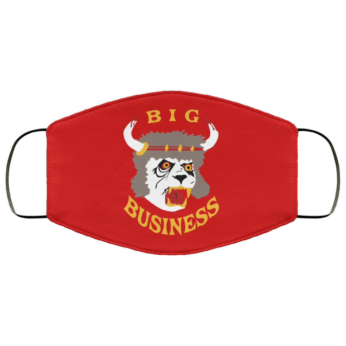 Big Business Official Merch Horns Face Mask