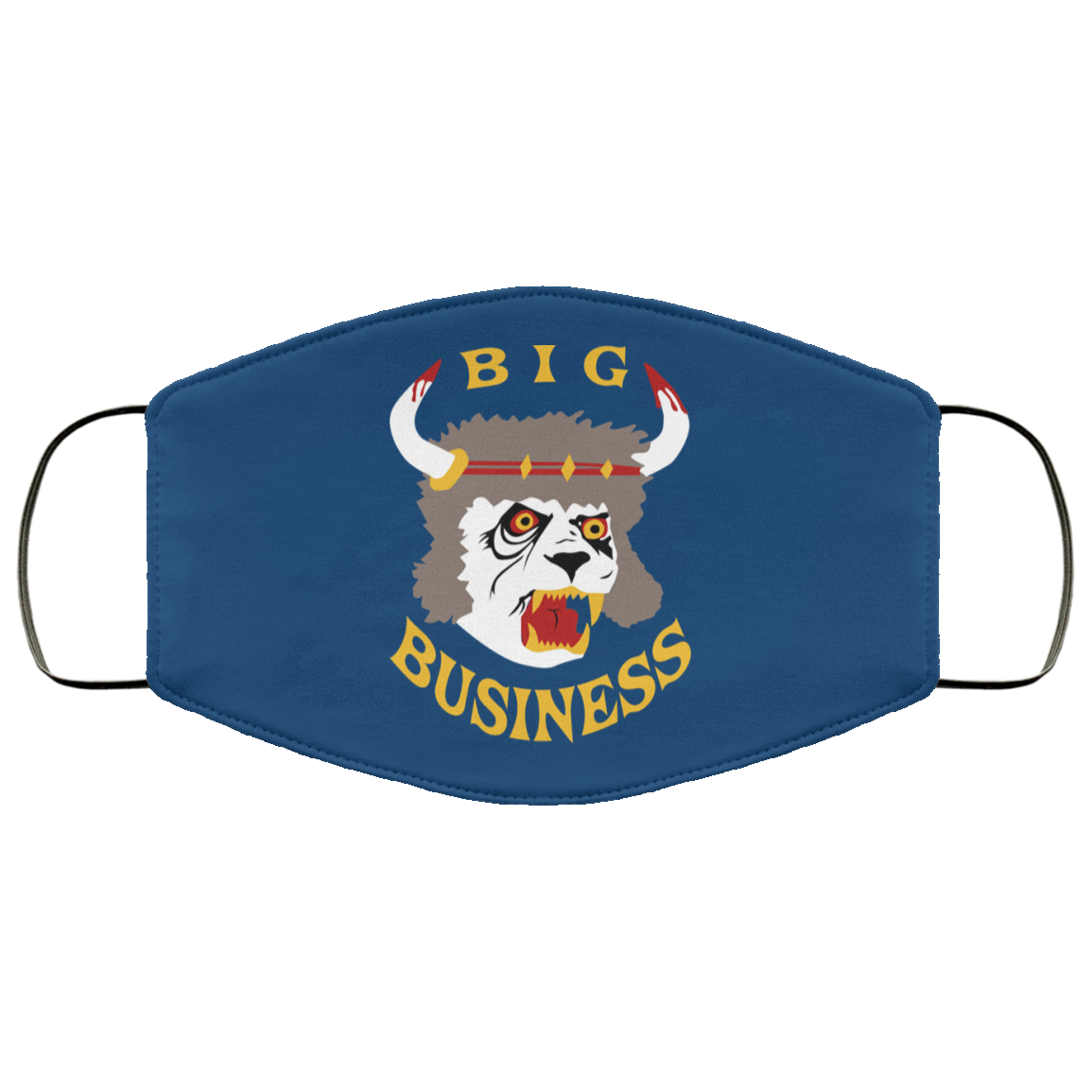Big Business Official Merch Horns Face Mask