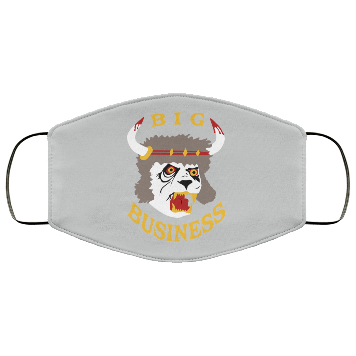 Big Business Official Merch Horns Face Mask