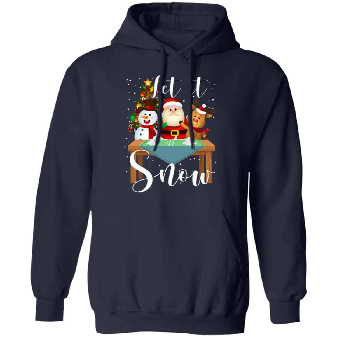 Santa Claus Reindeer Snowman Cocaine Let It Snow Shirt, Hoodie, Tank