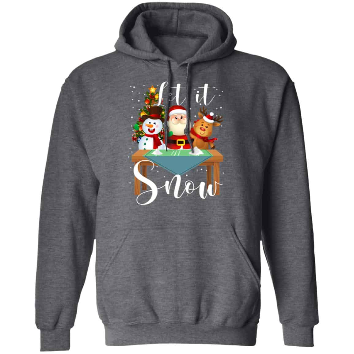 Santa Claus Reindeer Snowman Cocaine Let It Snow Shirt, Hoodie, Tank