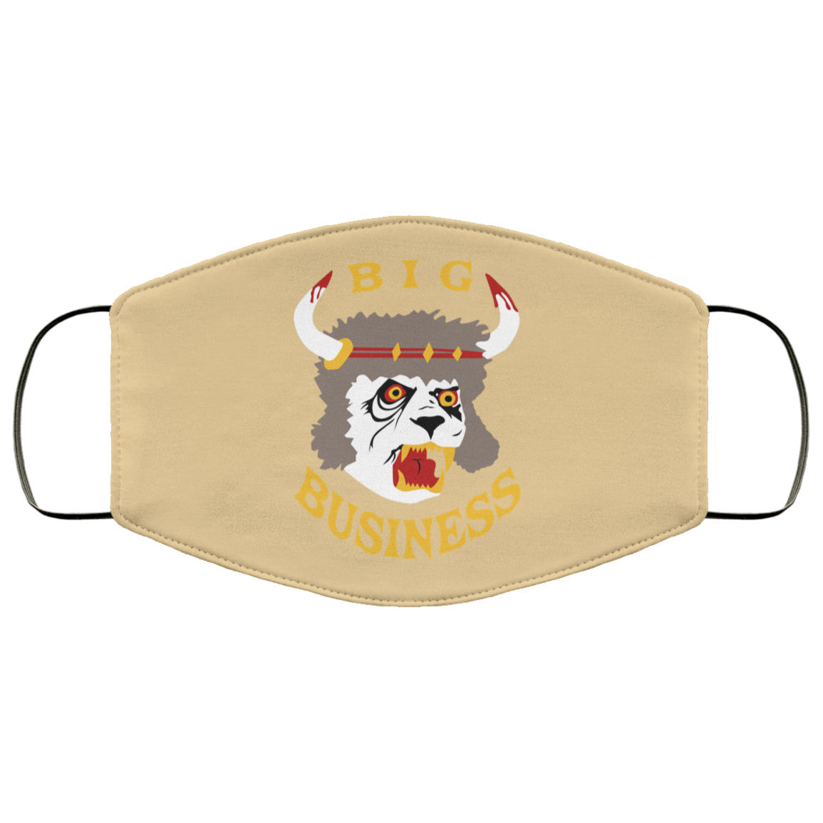 Big Business Official Merch Horns Face Mask