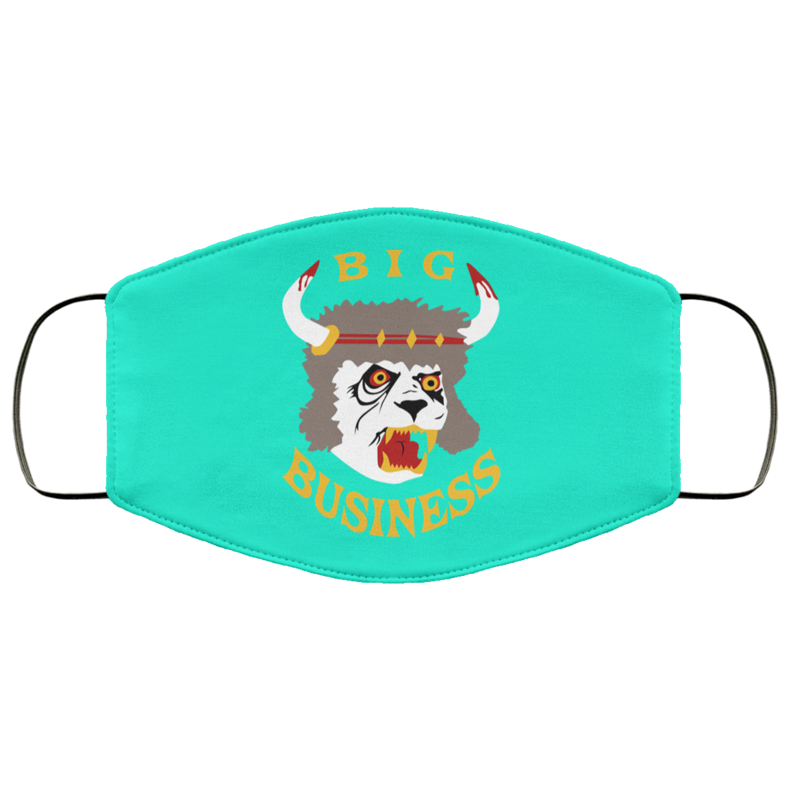 Big Business Official Merch Horns Face Mask