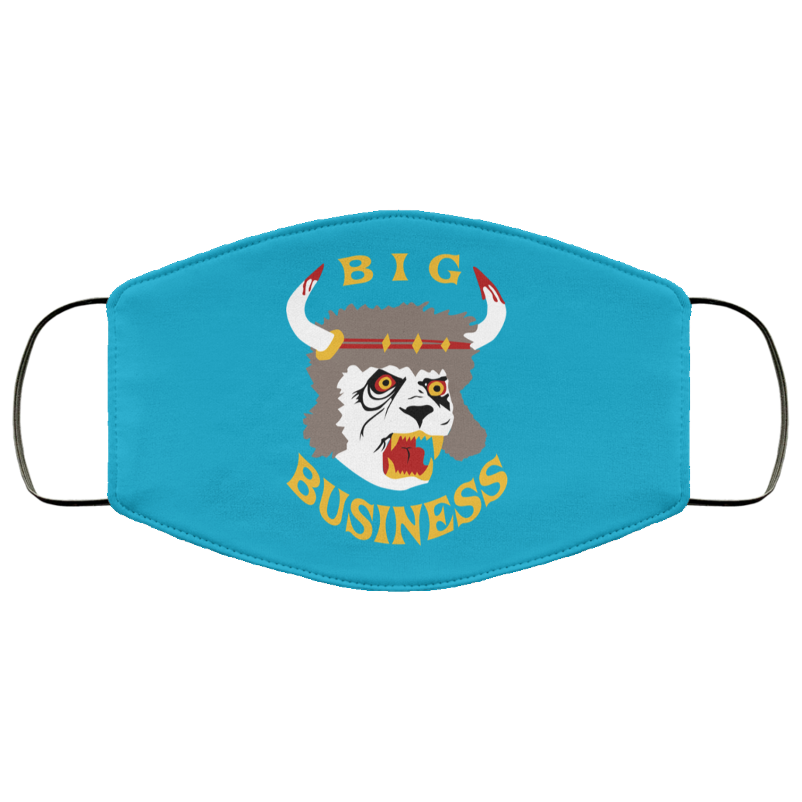 Big Business Official Merch Horns Face Mask