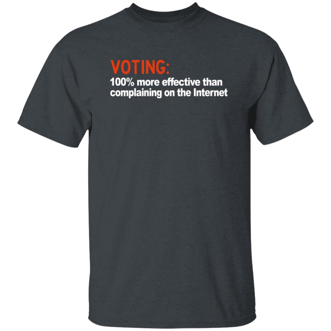 Voting 100% More Effective Than Complaining On The Internet Shirt, Hoodie, Tank