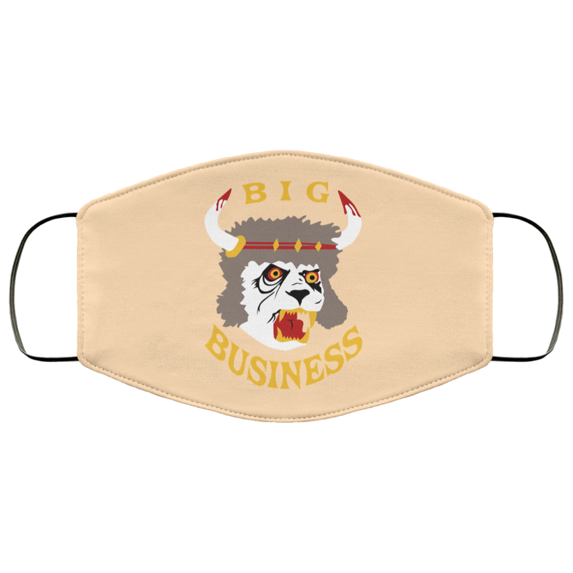 Big Business Official Merch Horns Face Mask