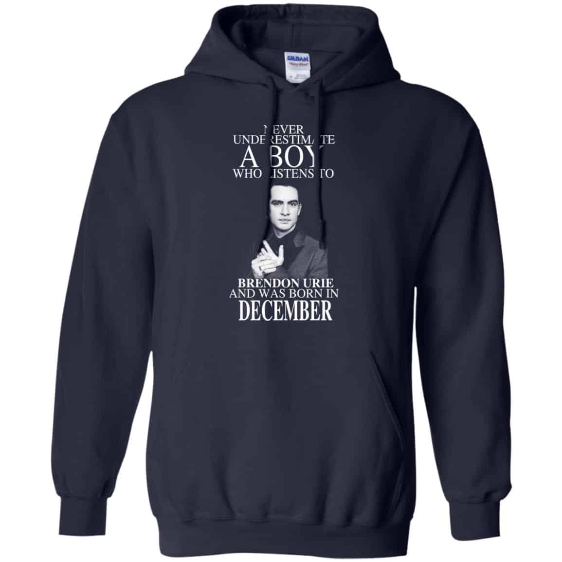 A Boy Who Listens To Brendon Urie And Was Born In December T-Shirts, Hoodie, Tank