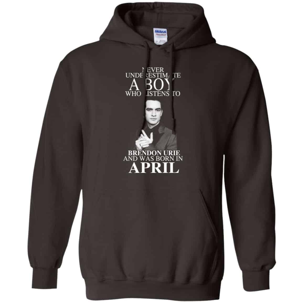 A Boy Who Listens To Brendon Urie And Was Born In April T-Shirts, Hoodie, Tank
