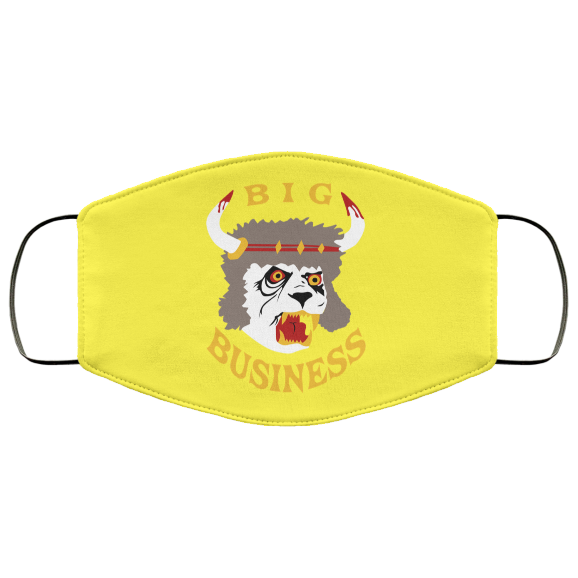 Big Business Official Merch Horns Face Mask