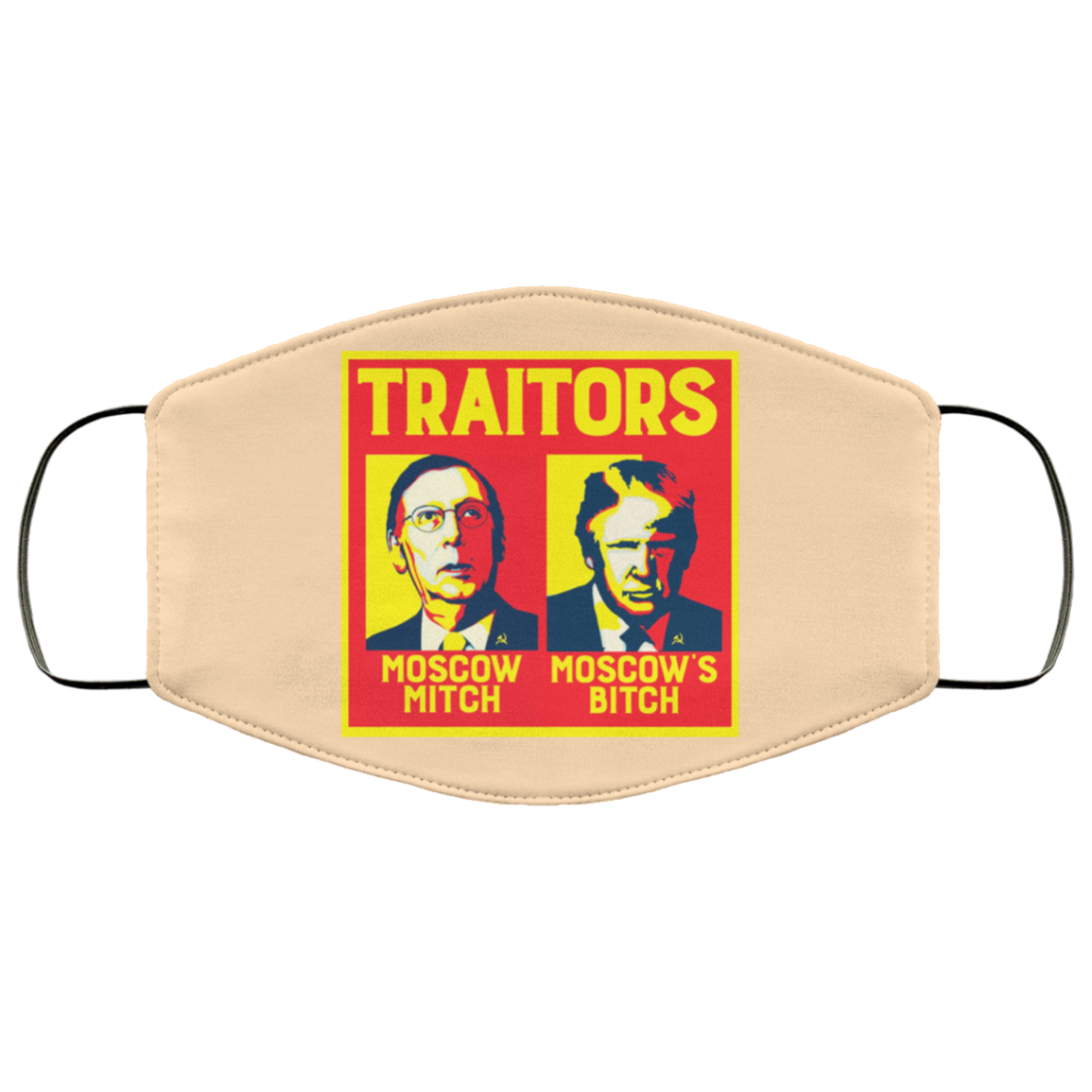 Traitors Ditch Moscow Mitch Face Mask