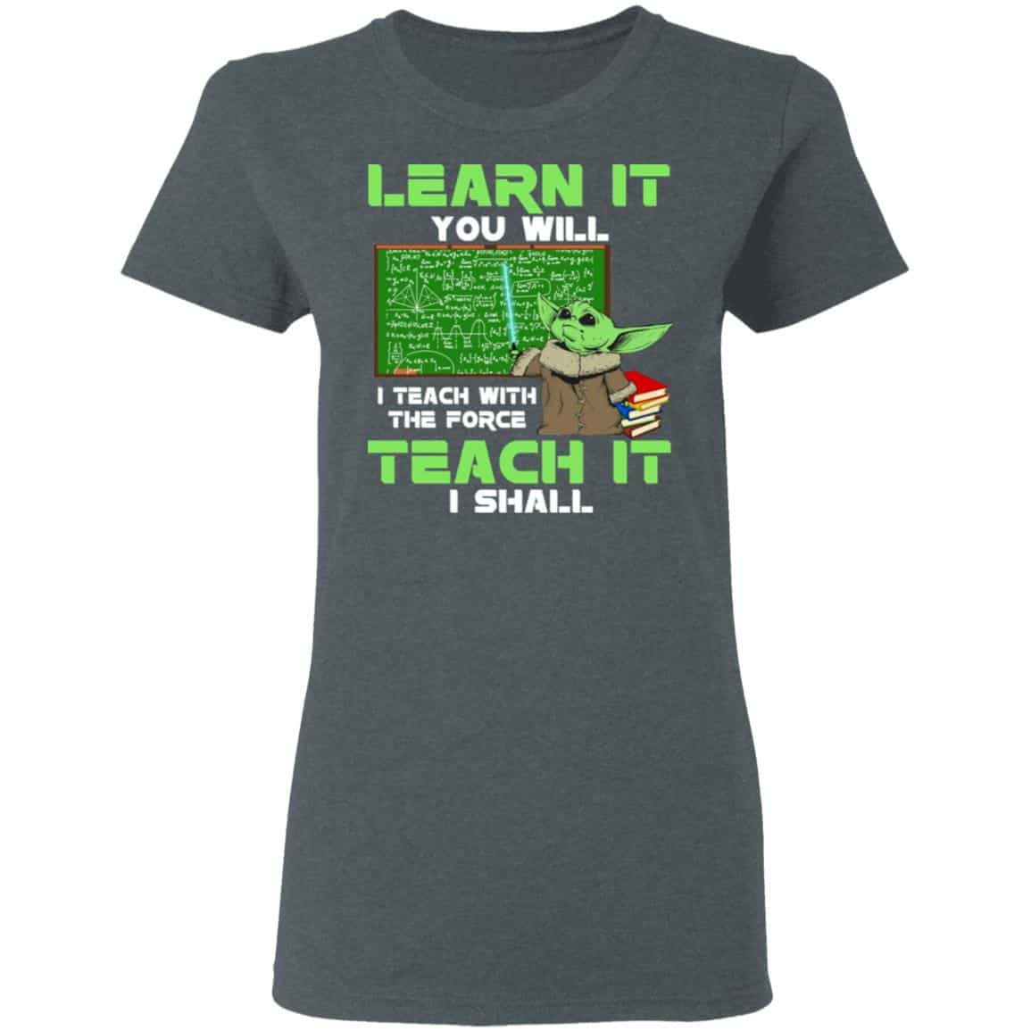 Baby Yoda Learn It You Will Teach It I Shall Shirt, Hoodie, Tank