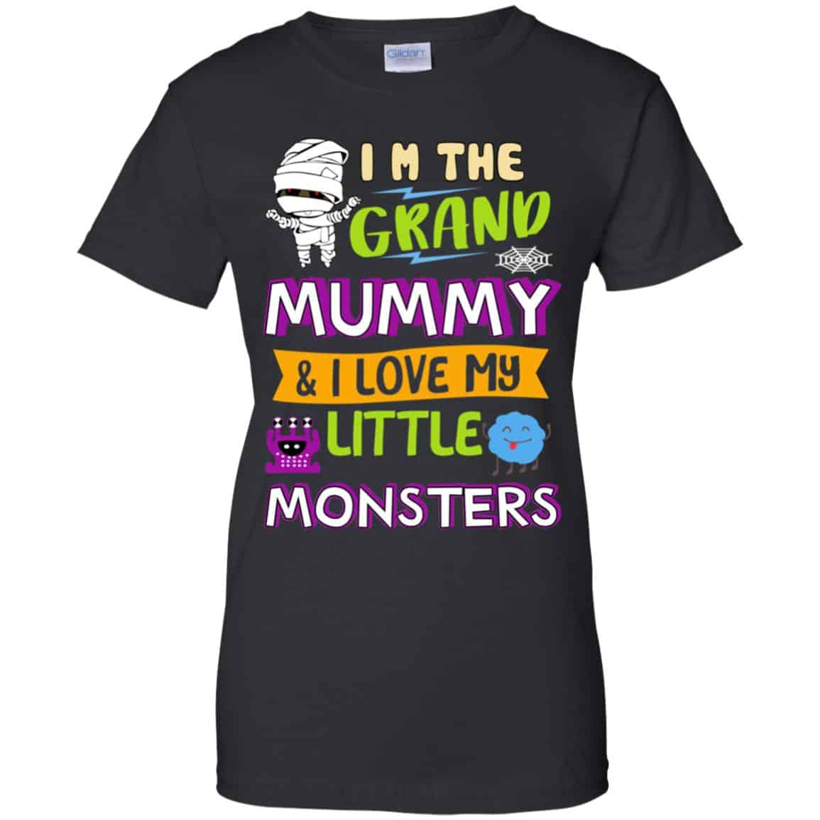 I’m The Grand Mummy & I Love My Little Monsters Shirt, Hoodie, Tank
