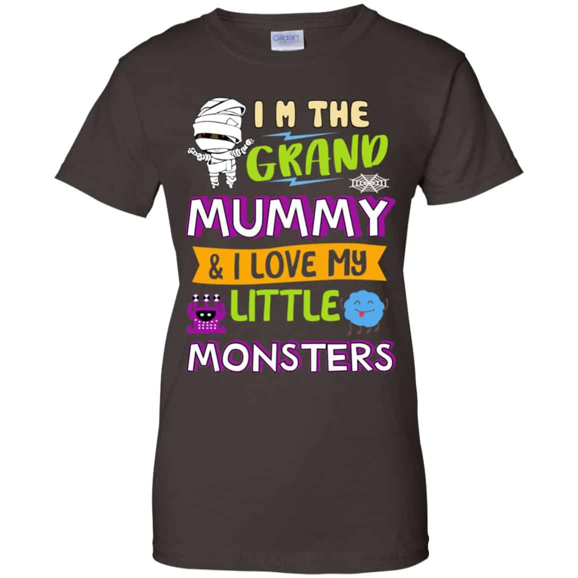 I’m The Grand Mummy & I Love My Little Monsters Shirt, Hoodie, Tank