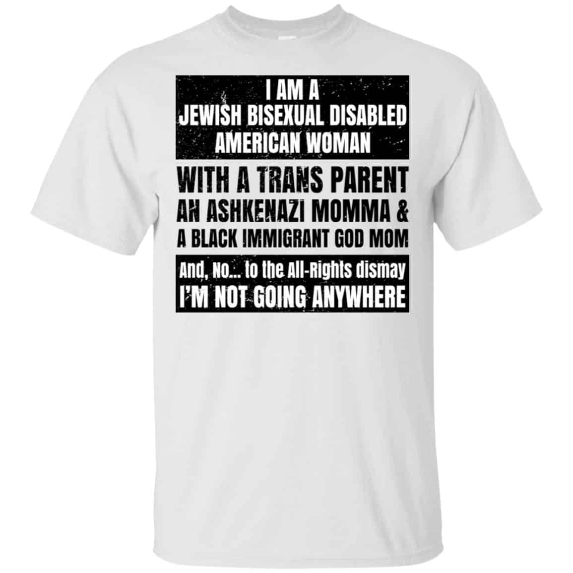 I Am A Jewish Bisexual Disabled American Woman T-Shirts, Hoodie, Tank