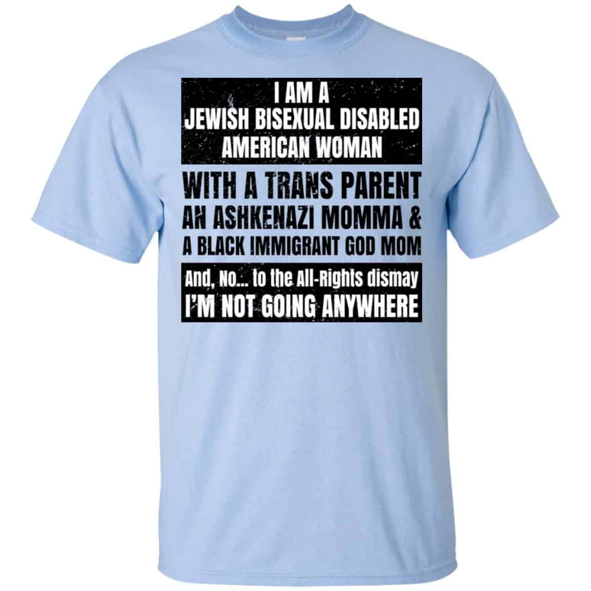 I Am A Jewish Bisexual Disabled American Woman T-Shirts, Hoodie, Tank