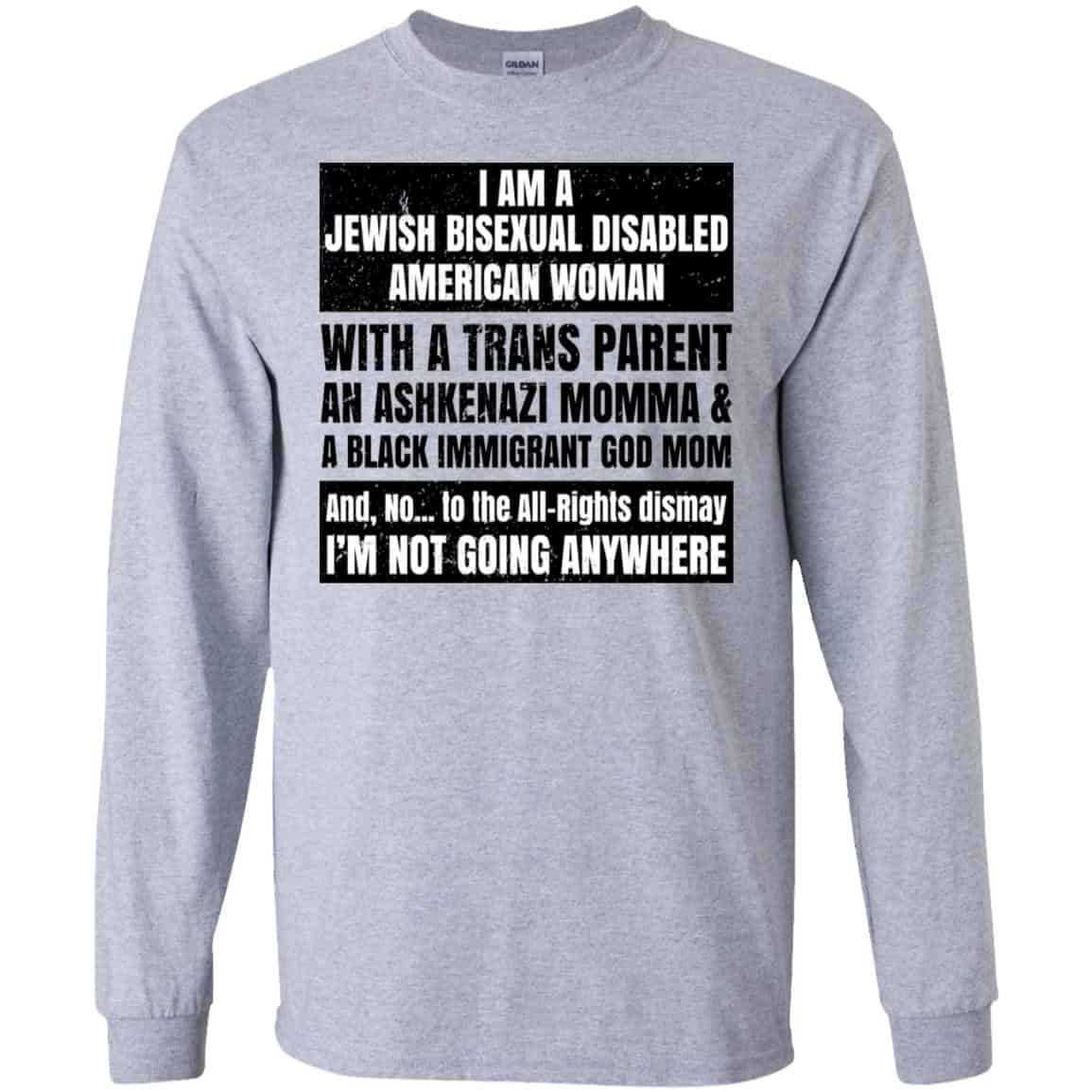 I Am A Jewish Bisexual Disabled American Woman T-Shirts, Hoodie, Tank