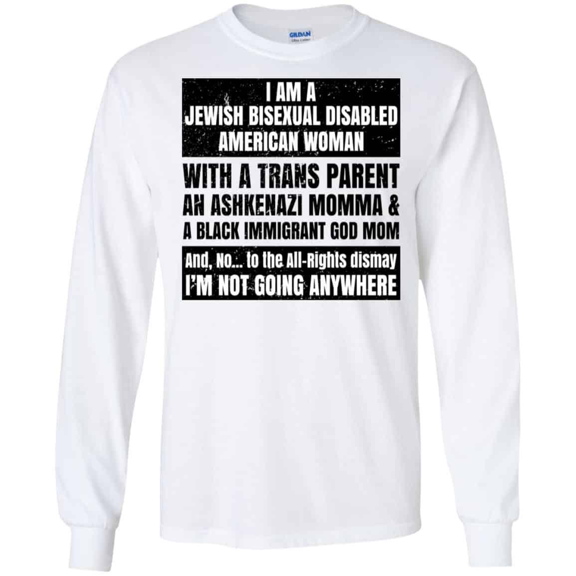 I Am A Jewish Bisexual Disabled American Woman T-Shirts, Hoodie, Tank