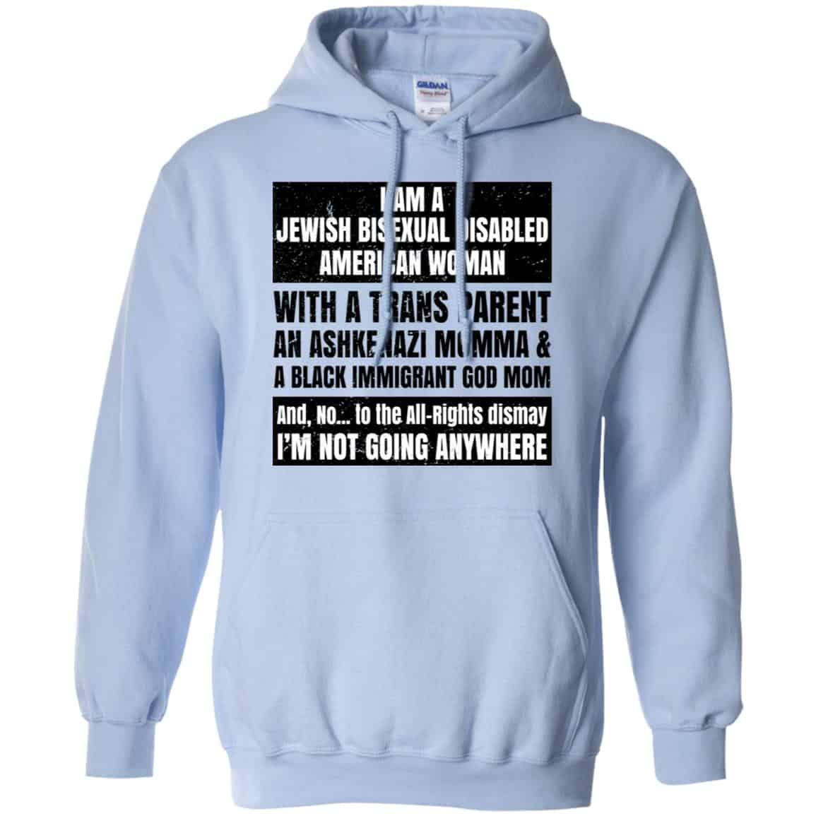I Am A Jewish Bisexual Disabled American Woman T-Shirts, Hoodie, Tank
