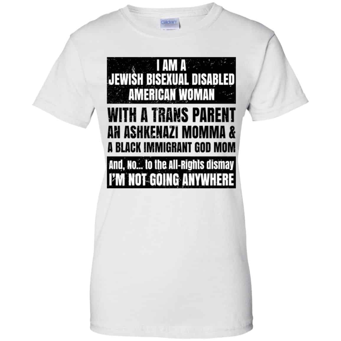 I Am A Jewish Bisexual Disabled American Woman T-Shirts, Hoodie, Tank