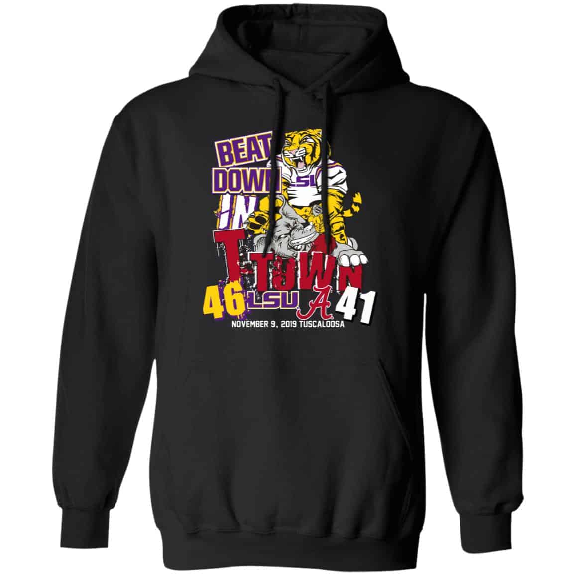 Lsu Tigers 46 Alabama 41 Beat Down In T-town Shirt, Hoodie, Tank
