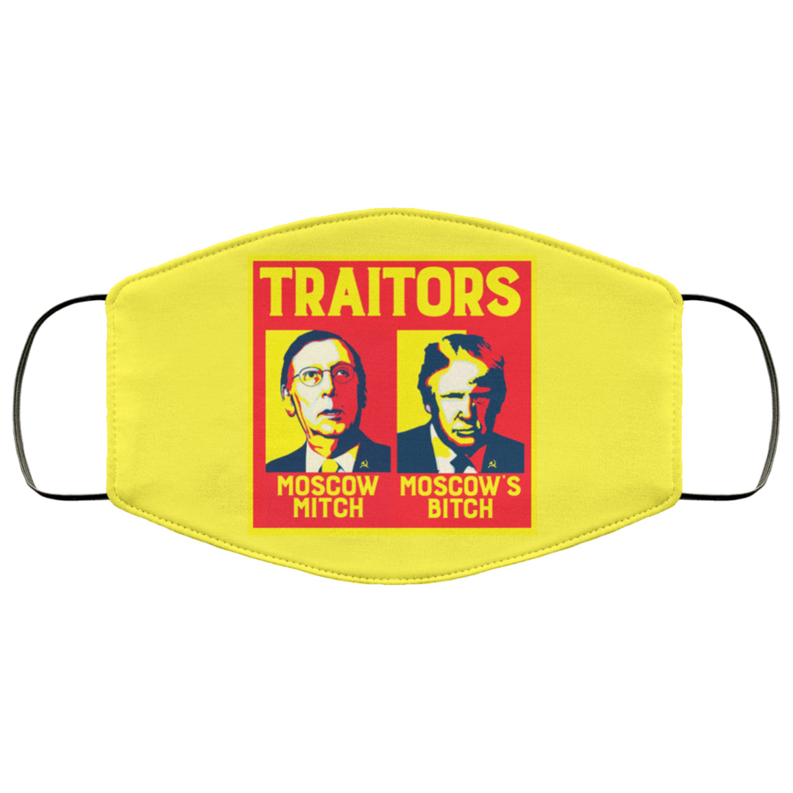 Traitors Ditch Moscow Mitch Face Mask