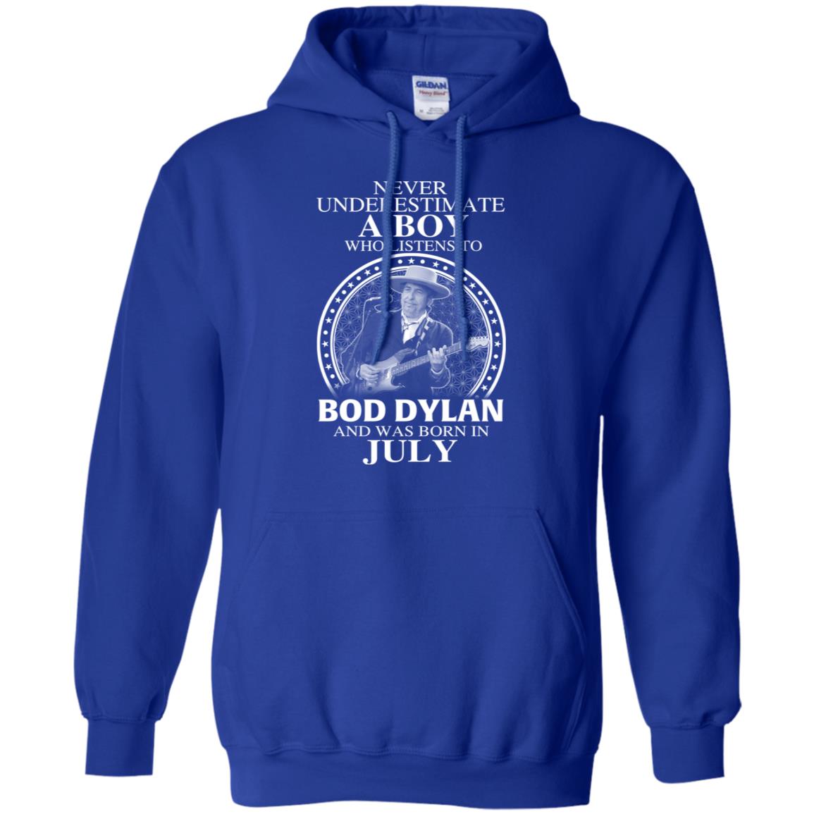 A Boy Who Listens To Bob Dylan And Was Born In July T-Shirts, Hoodie, Tank