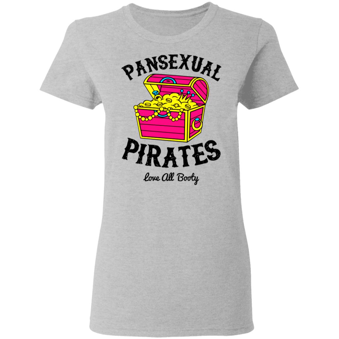 Pansexual Pirates Love All Booty Shirt, Hoodie, Tank
