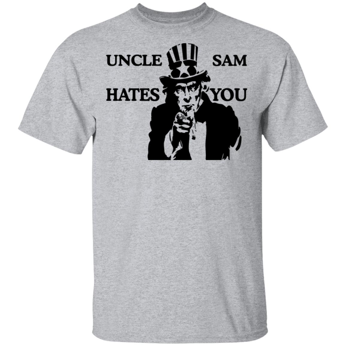 Uncle Sam Hates You Shirt, Hoodie, Tank