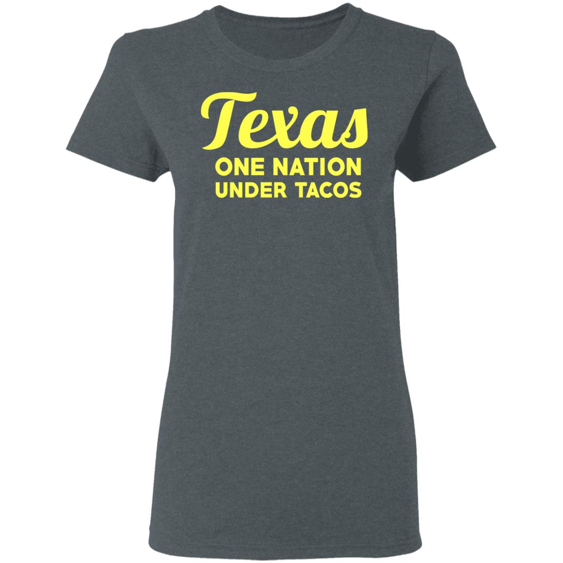 Texas One Nation Under Tacos Shirt, Hoodie, Tank