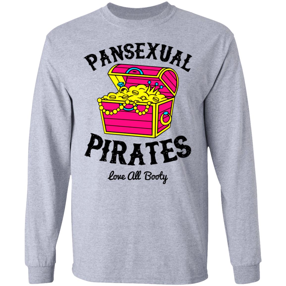 Pansexual Pirates Love All Booty Shirt, Hoodie, Tank