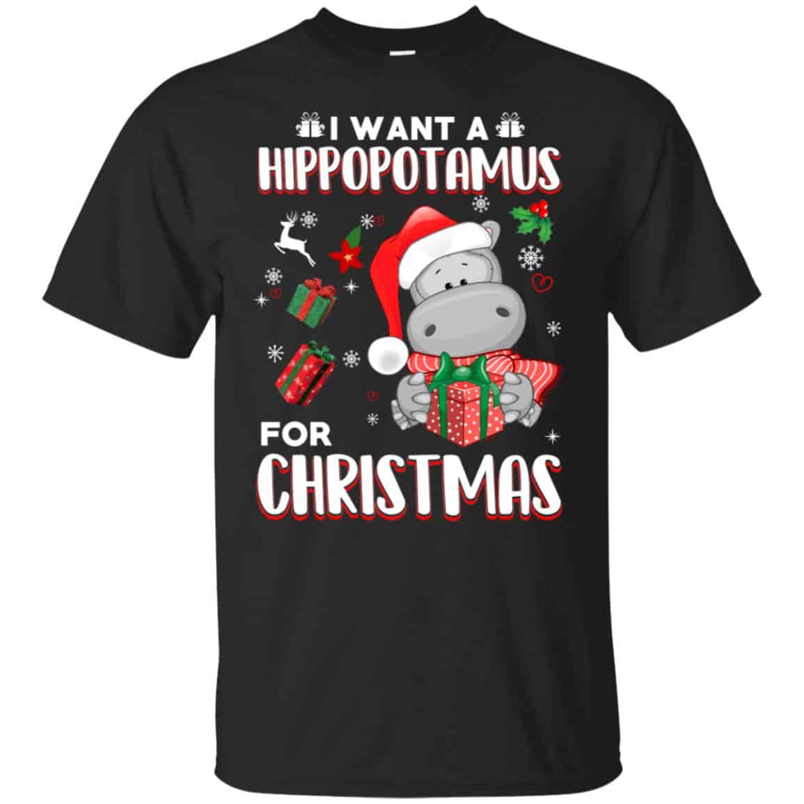 I Want A Hippopotamus For Christmas T-Shirts, Hoodie, Tank