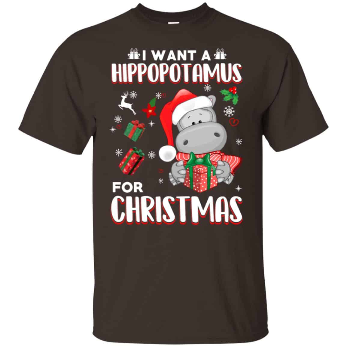 I Want A Hippopotamus For Christmas T-Shirts, Hoodie, Tank