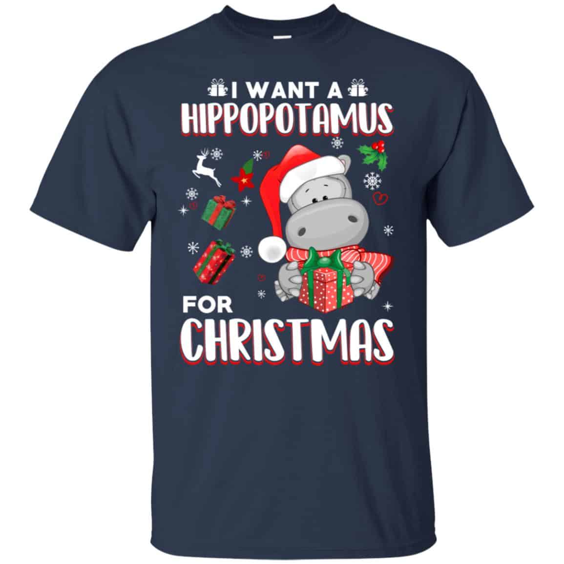 I Want A Hippopotamus For Christmas T-Shirts, Hoodie, Tank
