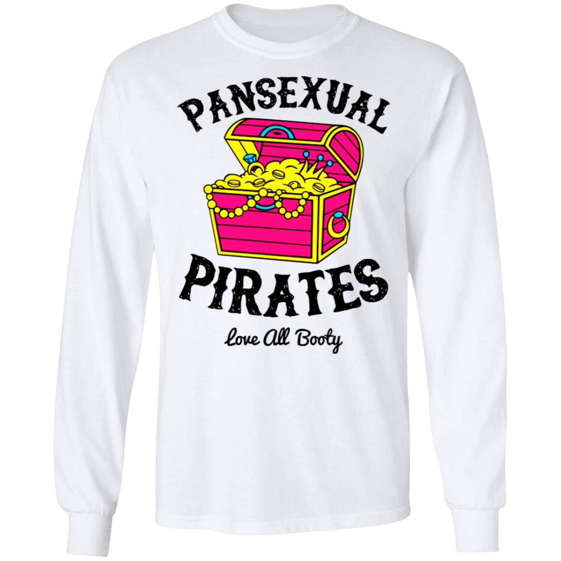 Pansexual Pirates Love All Booty Shirt, Hoodie, Tank