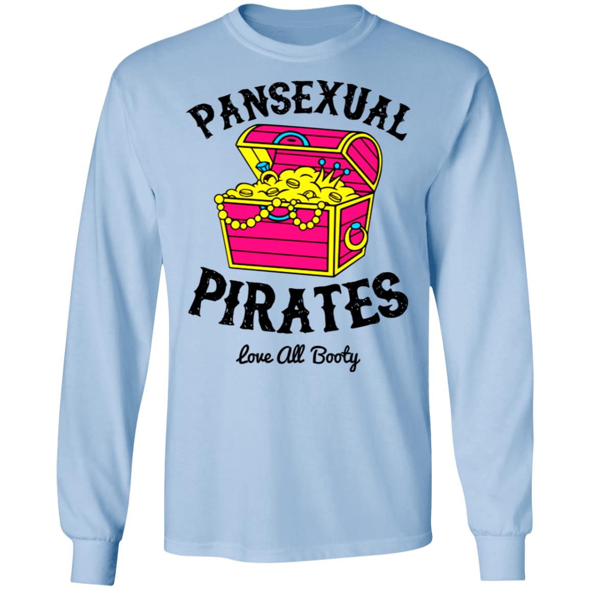 Pansexual Pirates Love All Booty Shirt, Hoodie, Tank