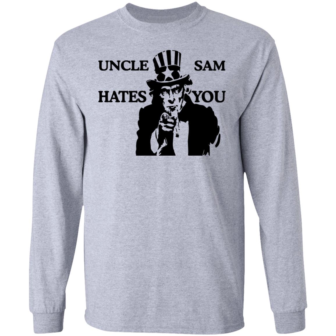 Uncle Sam Hates You Shirt, Hoodie, Tank